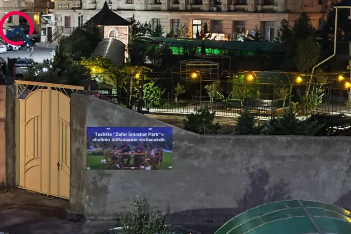 Səbaildə “Bəy Mamed” hasarlanan həyəti parka çevirir